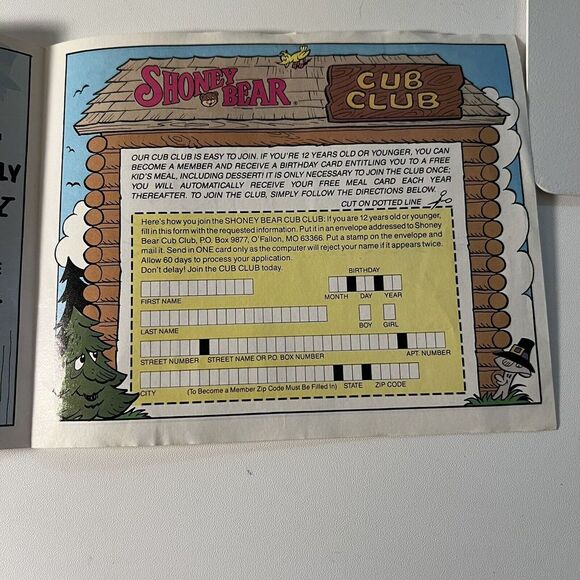 Shoneys Thanksgiving Fun & Menu 1991 - Picture 5 of 7